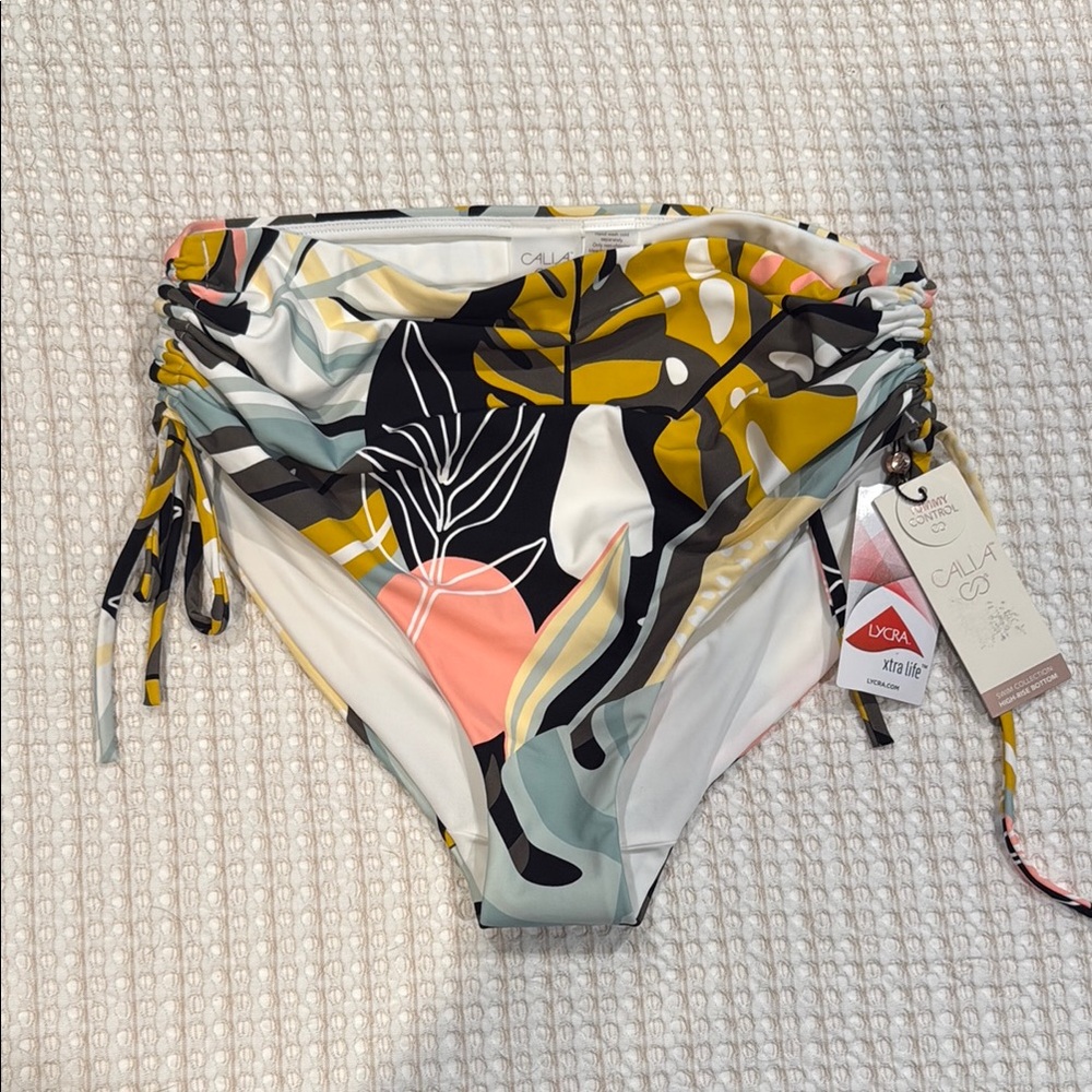 CALIA by Carrie Underwood Yellow and Pink Bikini